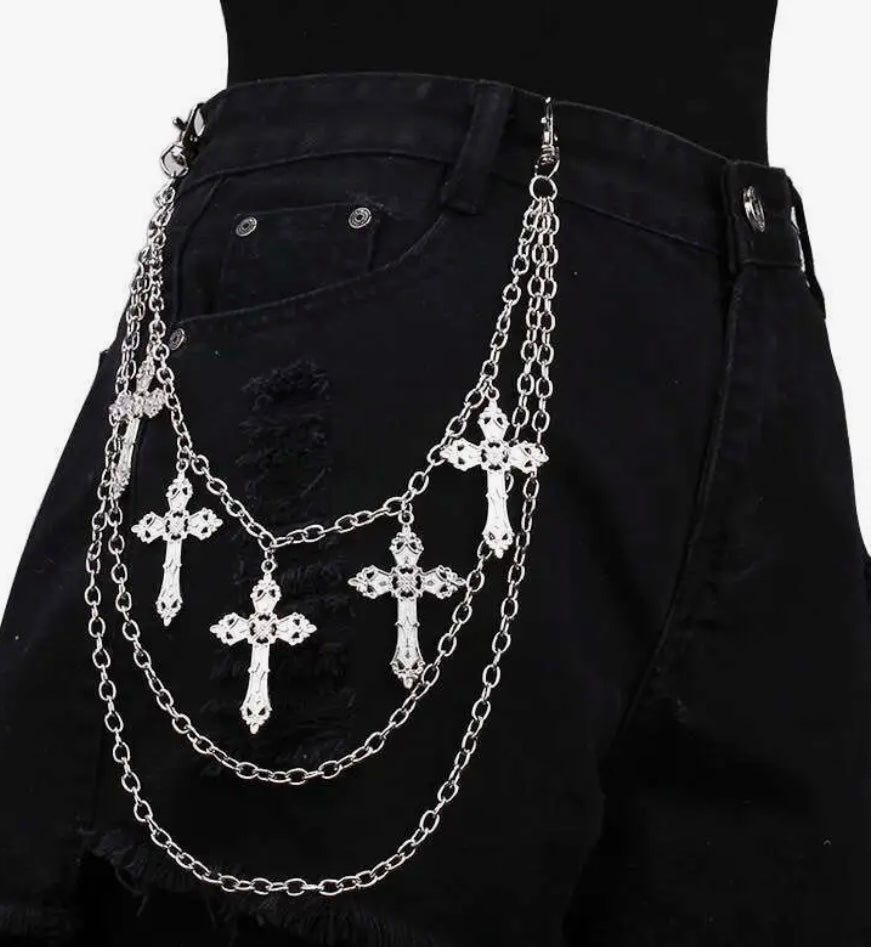 CROSS CHAIN POCKET BELT