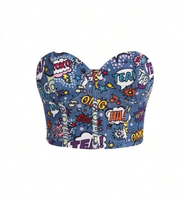 ART GRAPHIC TUBE TOP