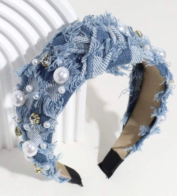 BLUE JEAN HEADBAND