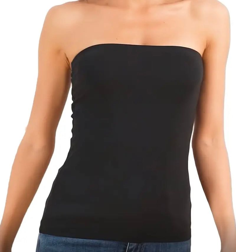 SOLID SHOULDER TUBE TOP