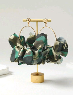 CAMOUFLAGE EARRINGS